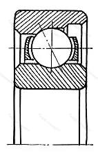 Подшипник B 7002CL/P 2 