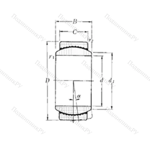 Подшипник скольжения сферический