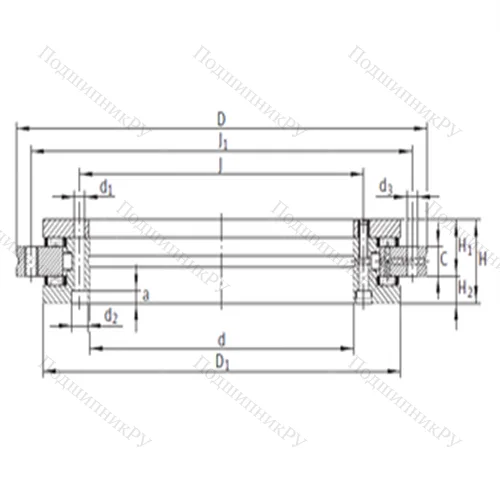 Подшипник комбинированный YRT 325