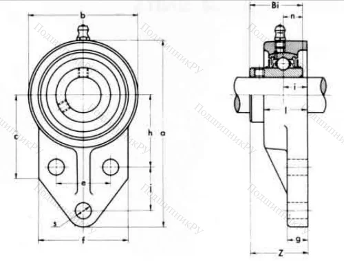 Подшипниковый корпус FK 205 ASAHI в Туле