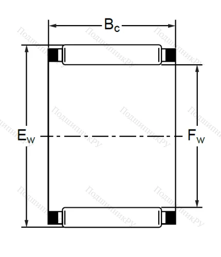 Подшипник K 25x29x13 (KT) в Туле
