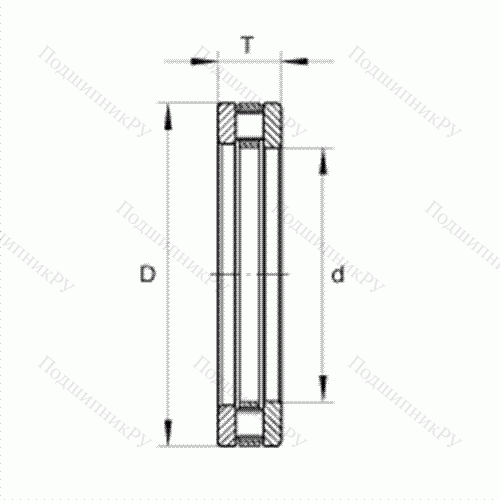 Подшипник роликовый упорный RT 604