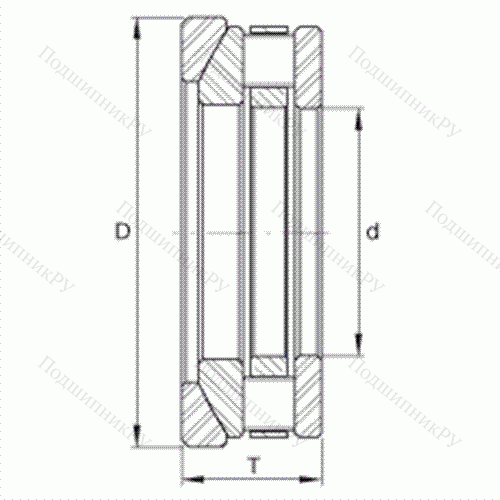 Подшипник роликовый упорный RTW 626