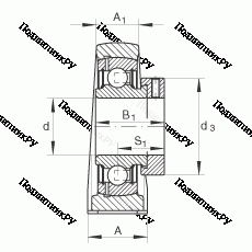 Подшипник PASE 55 в Туле